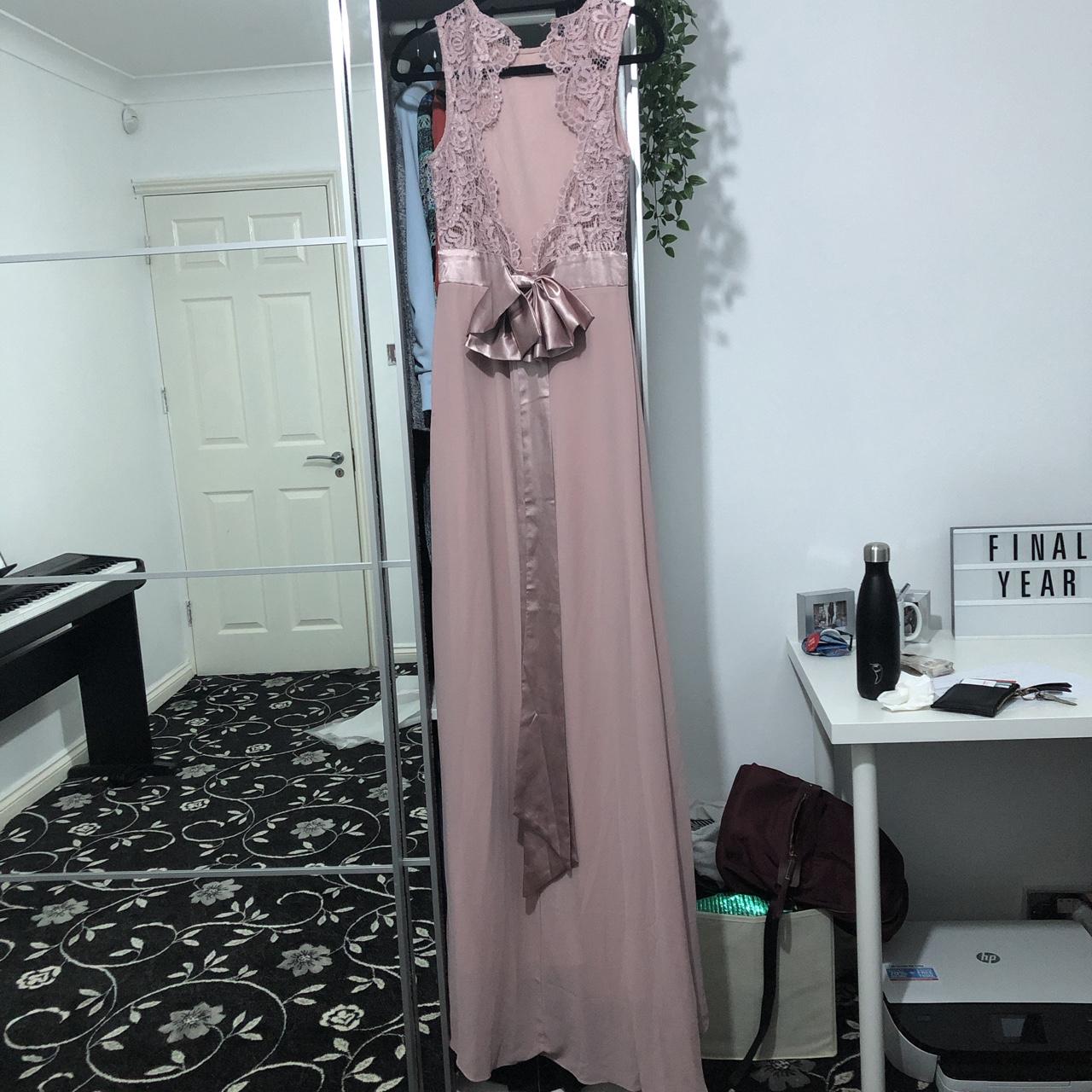 Tfnc halannah pale mauve best sale maxi dress