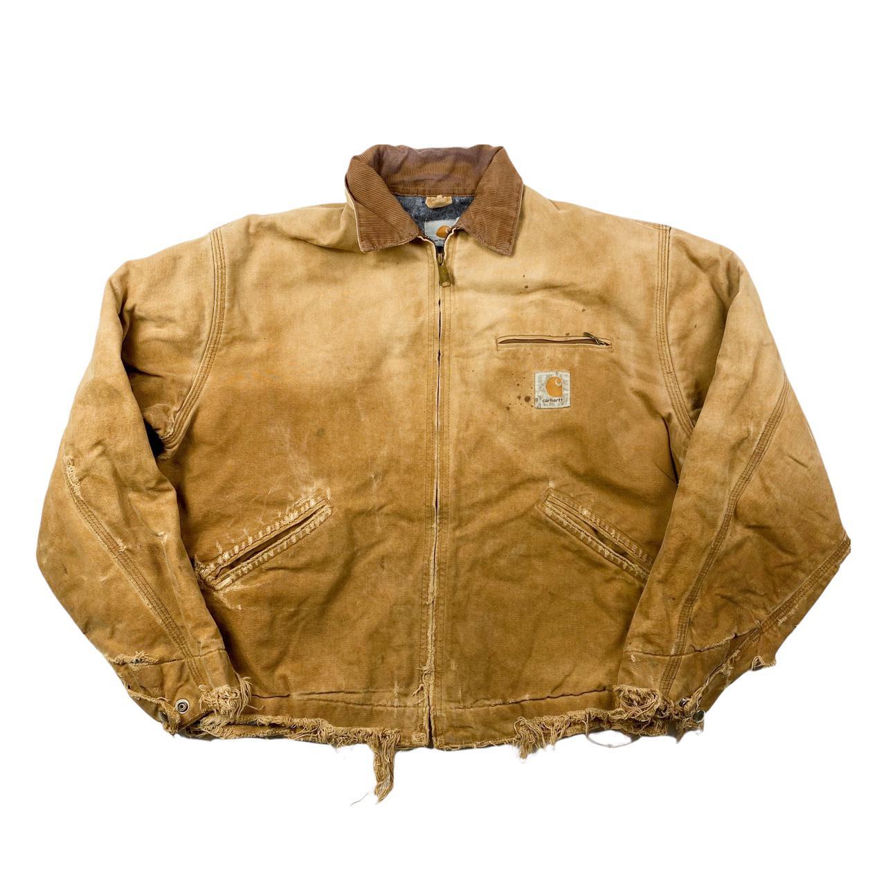 carhartt detroit jacket tan