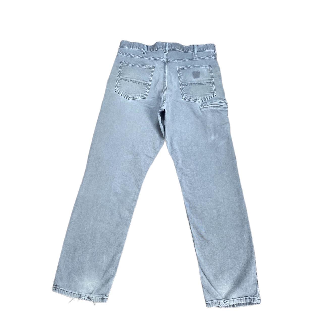 Carhartt grey carpenter jeans/trousers Relaxed fit.... Depop