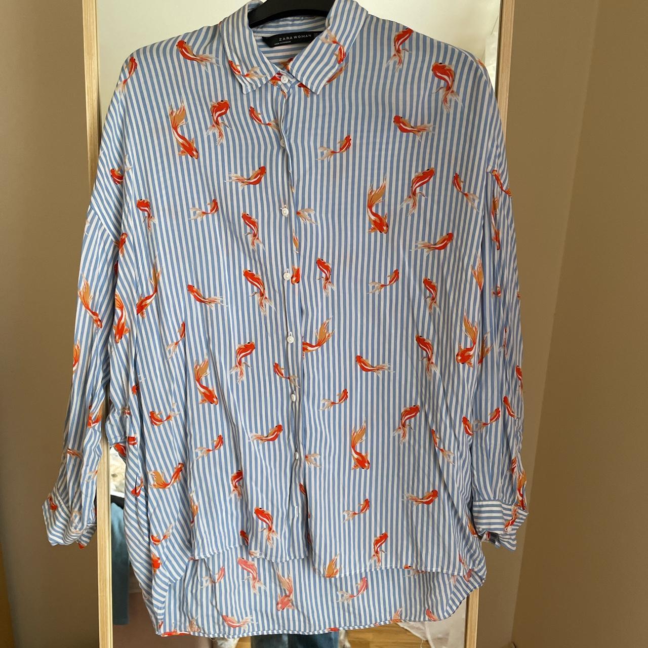 goldfish shirt zara