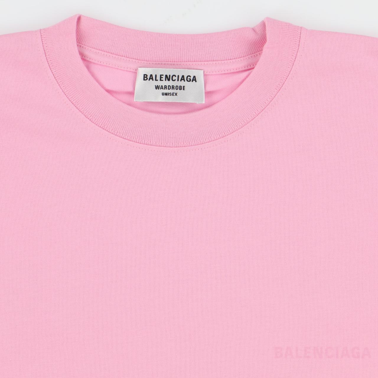 Product Image 3 - Balenciaga Pink Logo Print T-Shirt

-Size