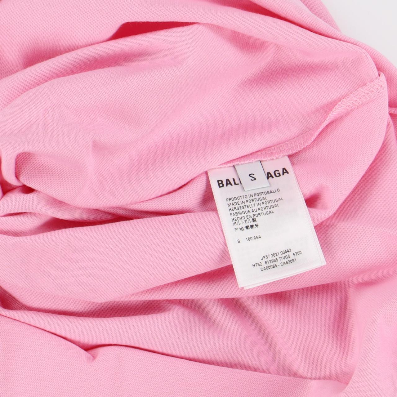 Product Image 4 - Balenciaga Pink Logo Print T-Shirt

-Size