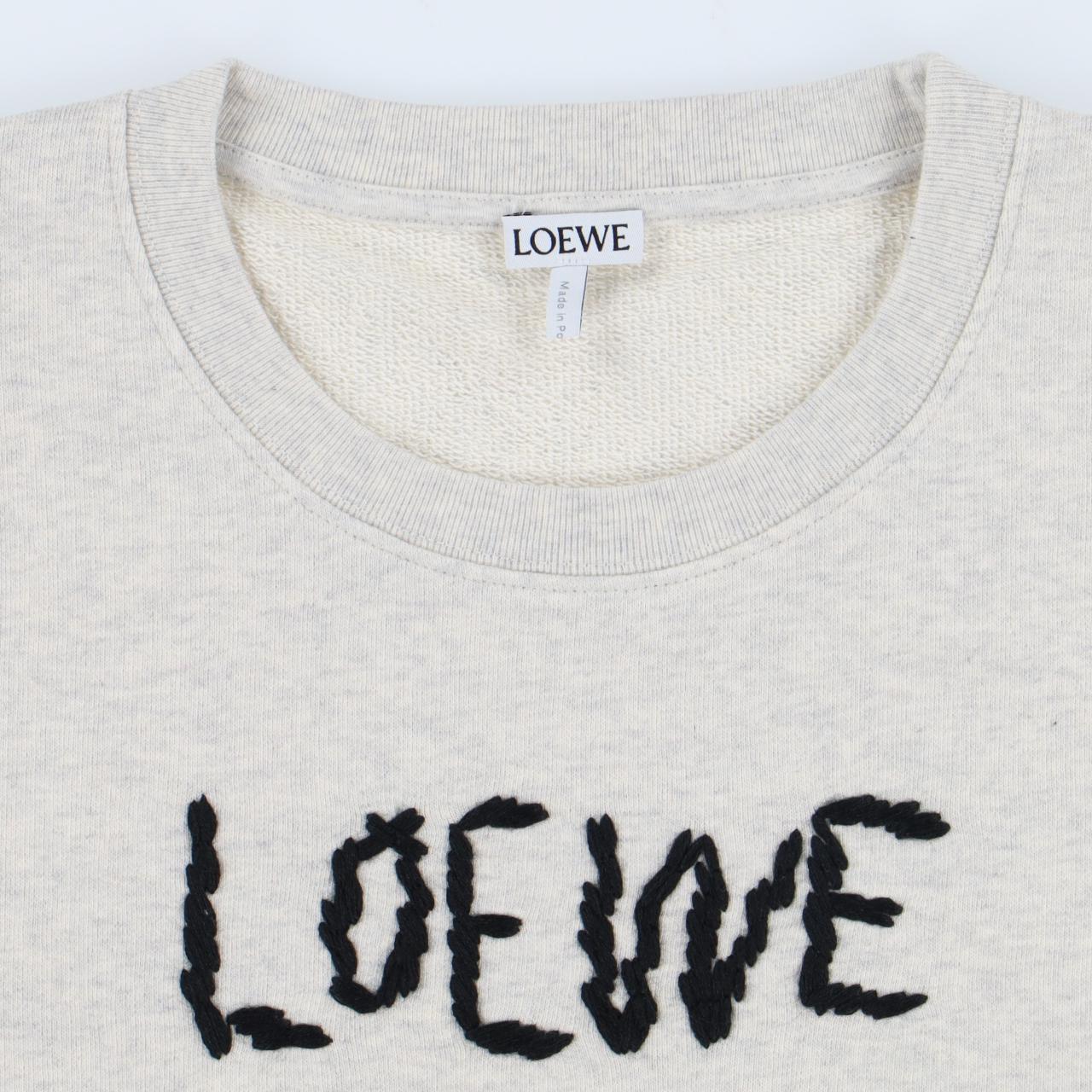 Product Image 2 - Loewe Grey Embroidered Logo Sweatshirt

-Size