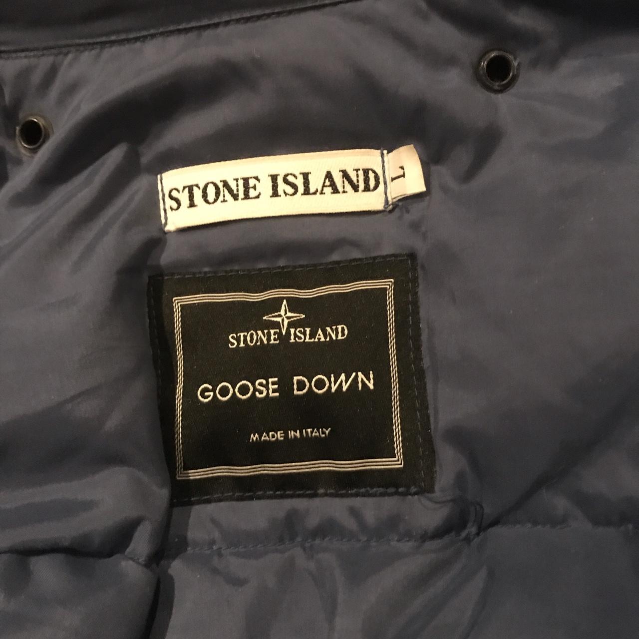 Stone island goose outlet down jacket