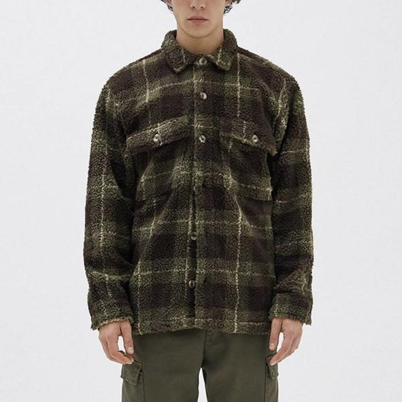 pull and bear checked jacket