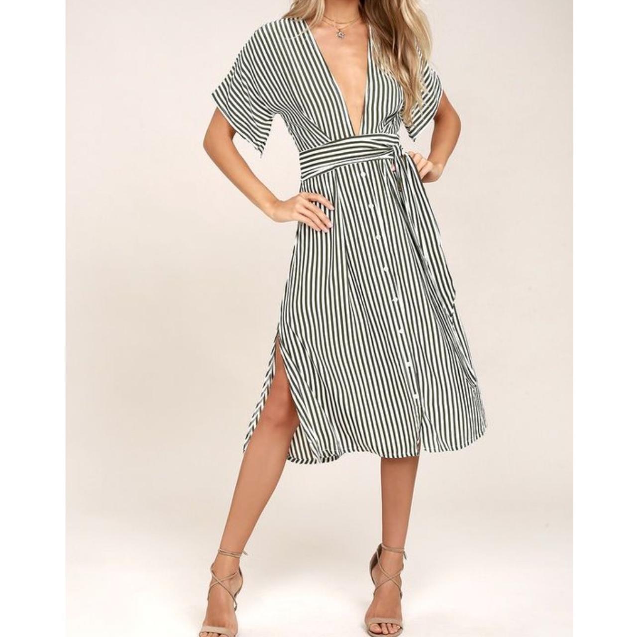 Faithfull the brand striped sale dress