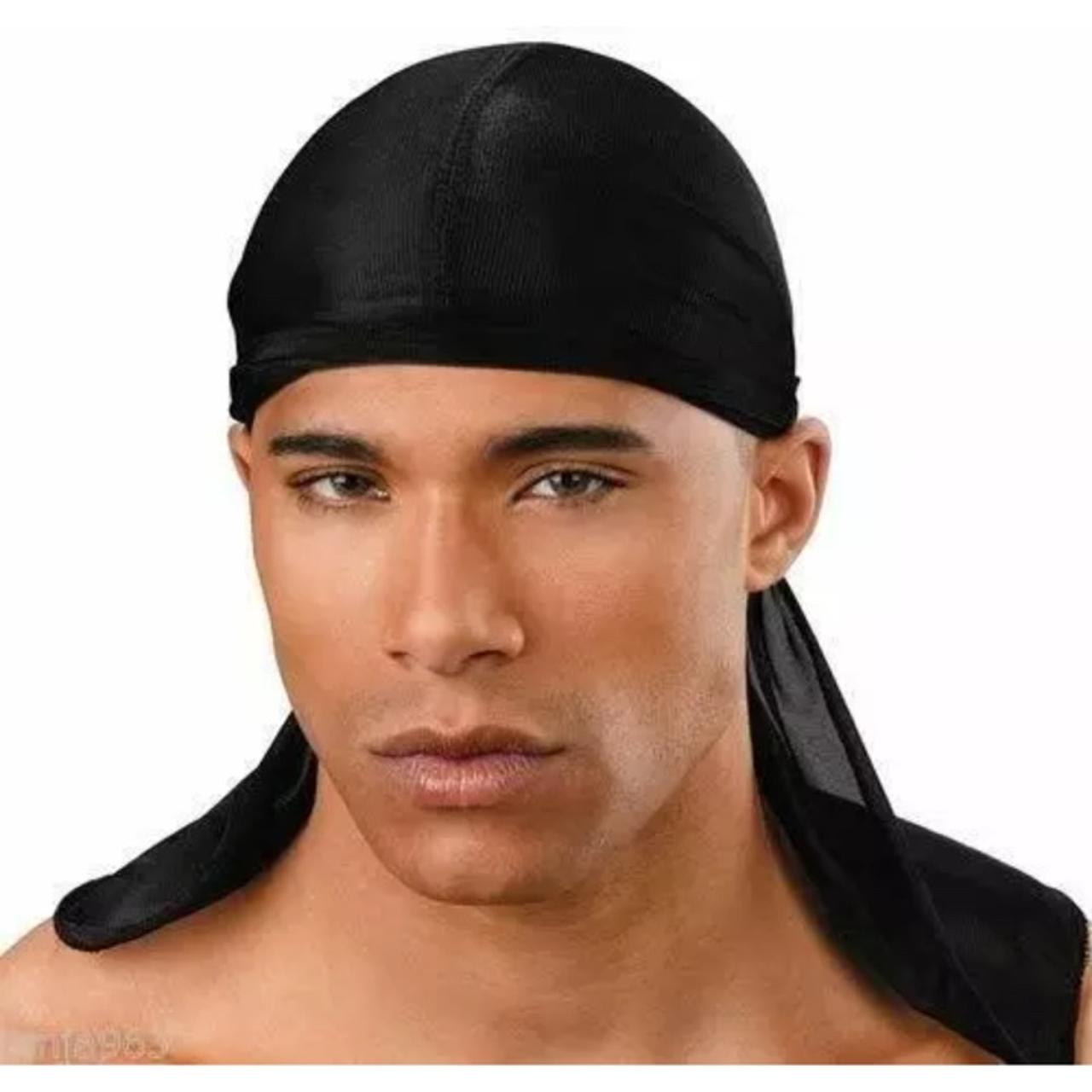 Men’s Du-rag Durag bandana cap hat tie-down band... - Depop