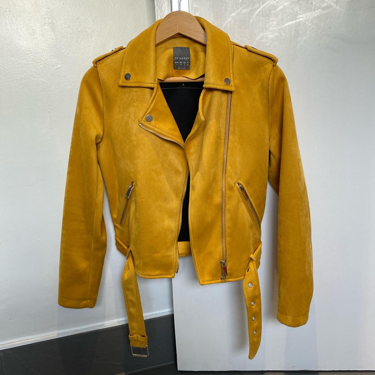 Suede biker sale jacket primark