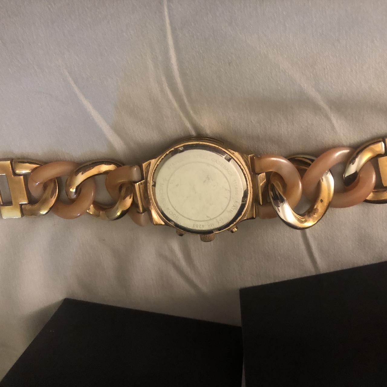 Rose gold diamanté Michael Kors watch Limited... - Depop