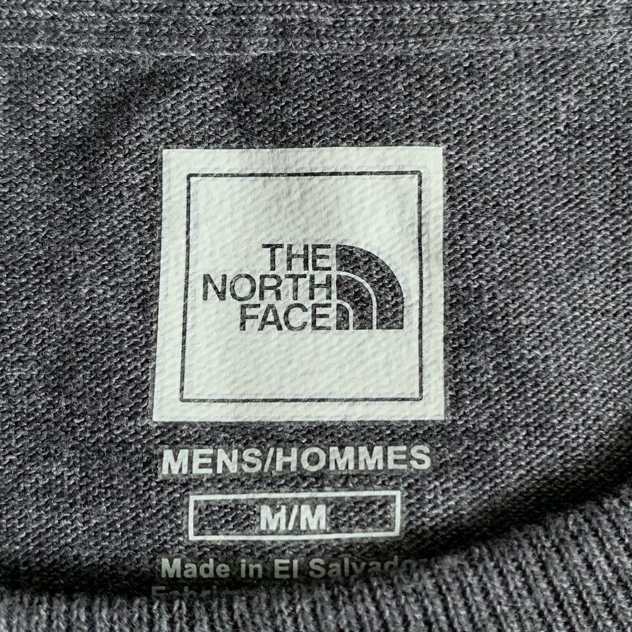 The North Face Men's Grey and Green T-shirt | Depop