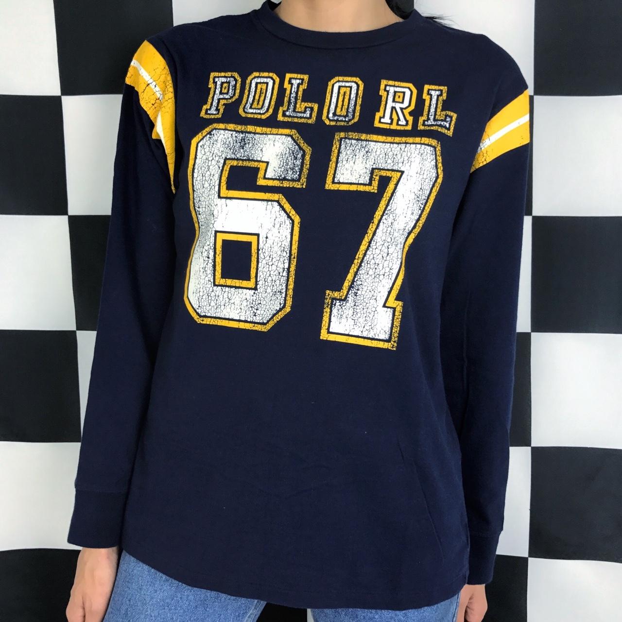 polo ralph lauren football shirt