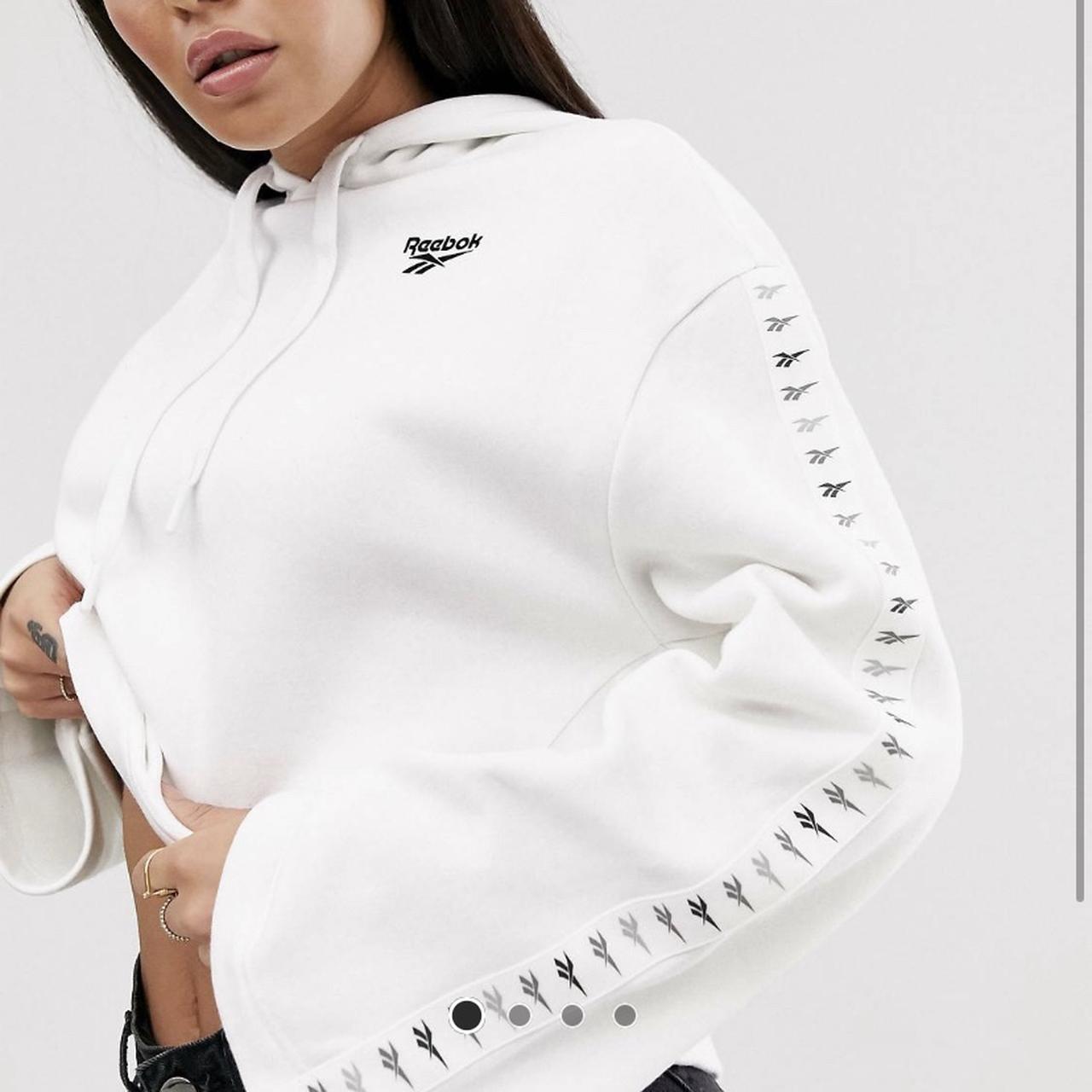 Reebok cropped hoodie deals