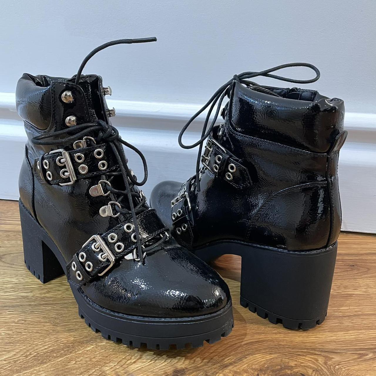 nasty gal chunky boots