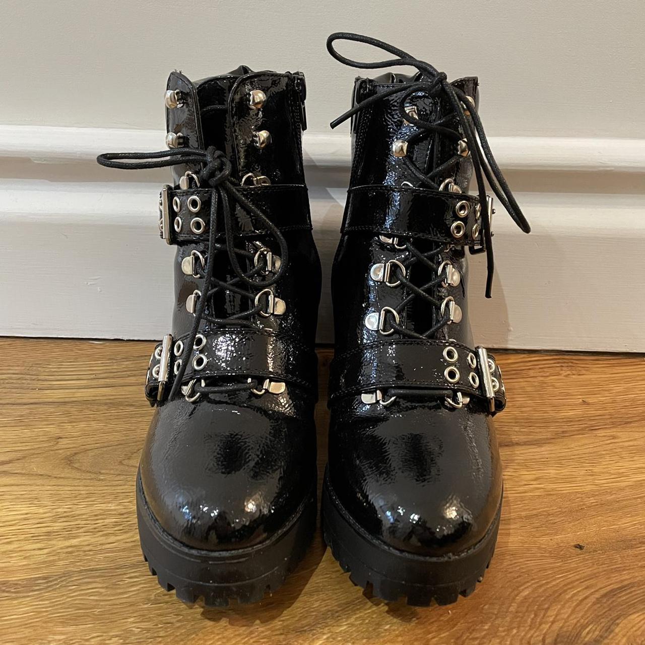 nasty gal chunky boots