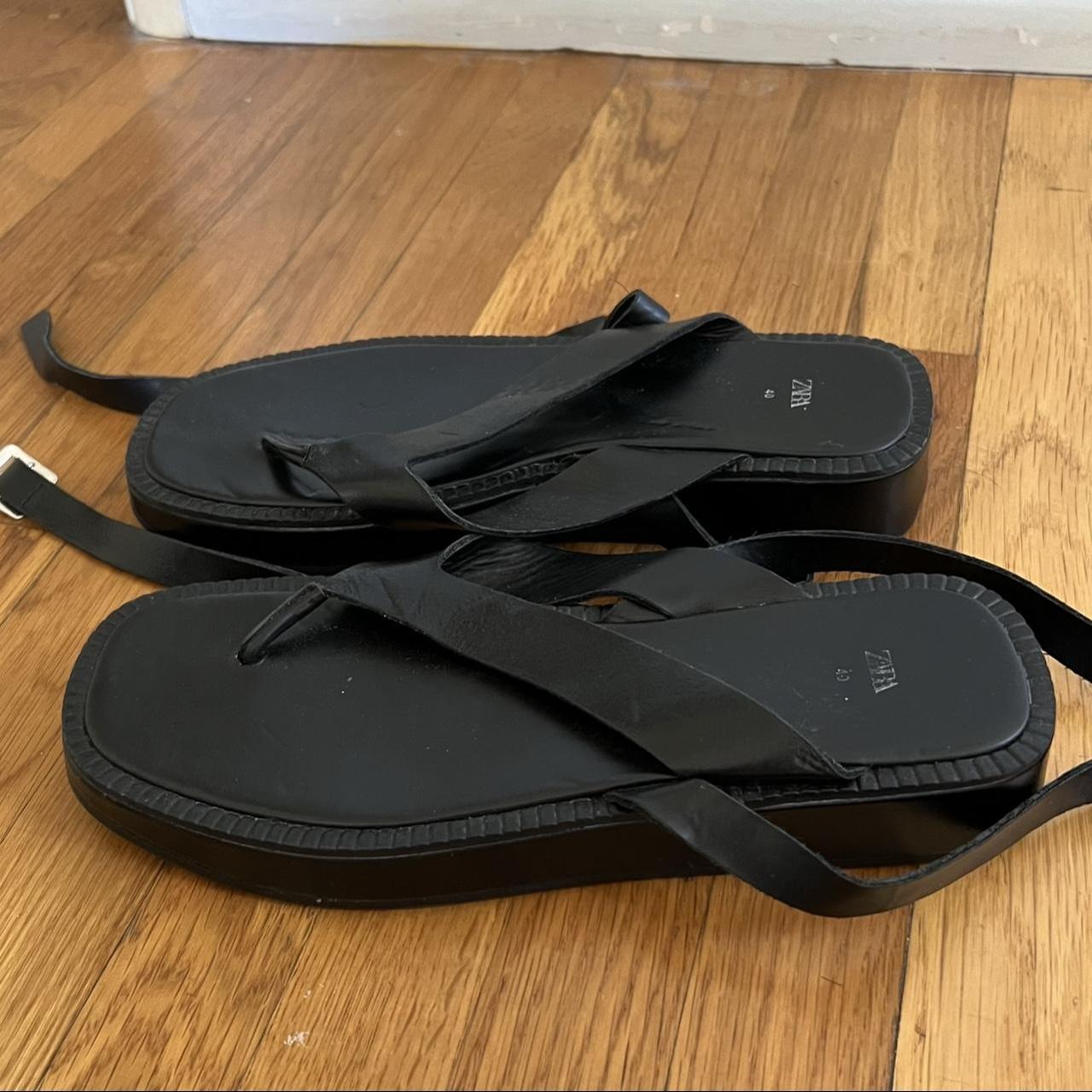 zara black shoes ladies