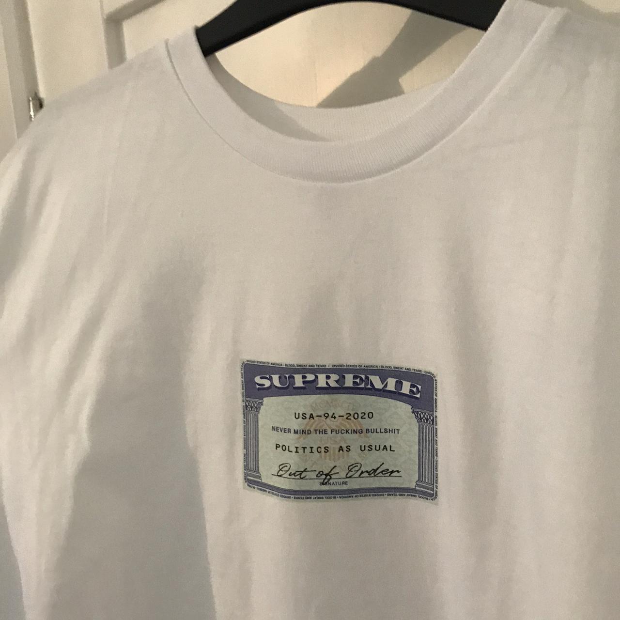 Supreme social tee t shirt in white, Sold out!, Worn a...