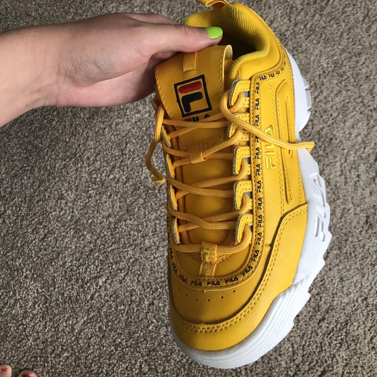 Yellow 2024 fila womens