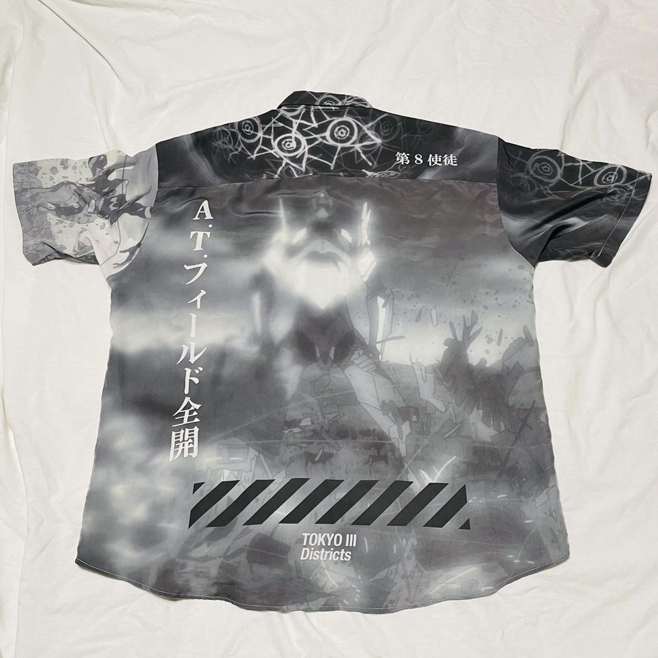 Takeo Kikuchi x Evangelion button down shirt. Size - Depop