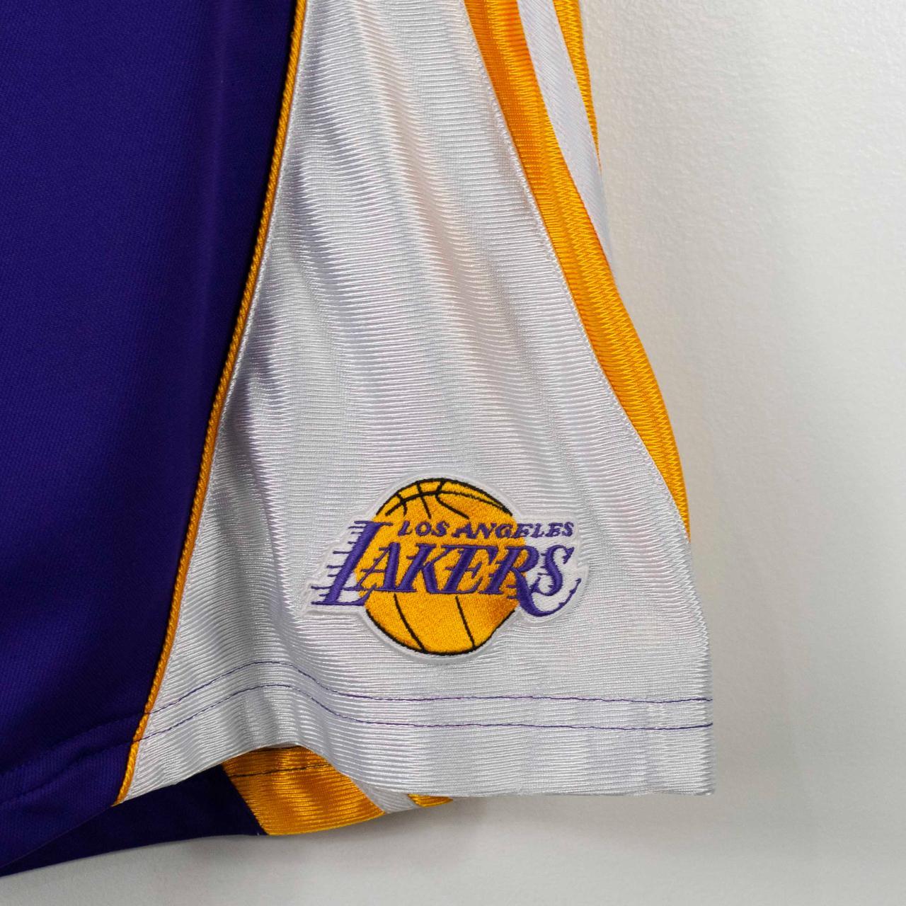 Gray, NBA Los Angeles Lakers Shorts (NBA Brand) - - Depop