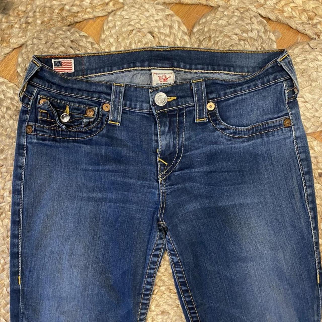 True Religion skinny jeans - size 10. Worn heaps but... - Depop