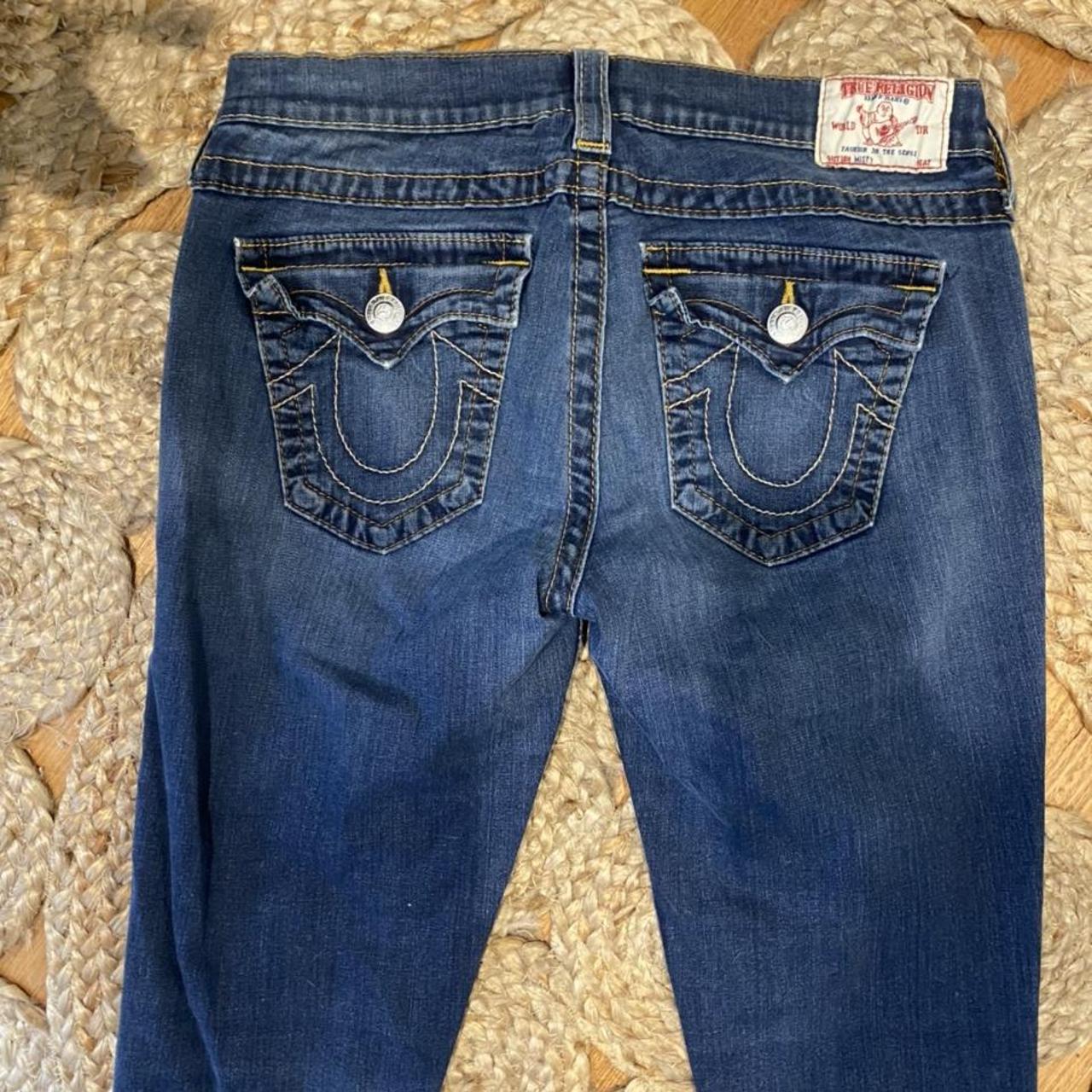 True Religion skinny jeans - size 10. Worn heaps but... - Depop