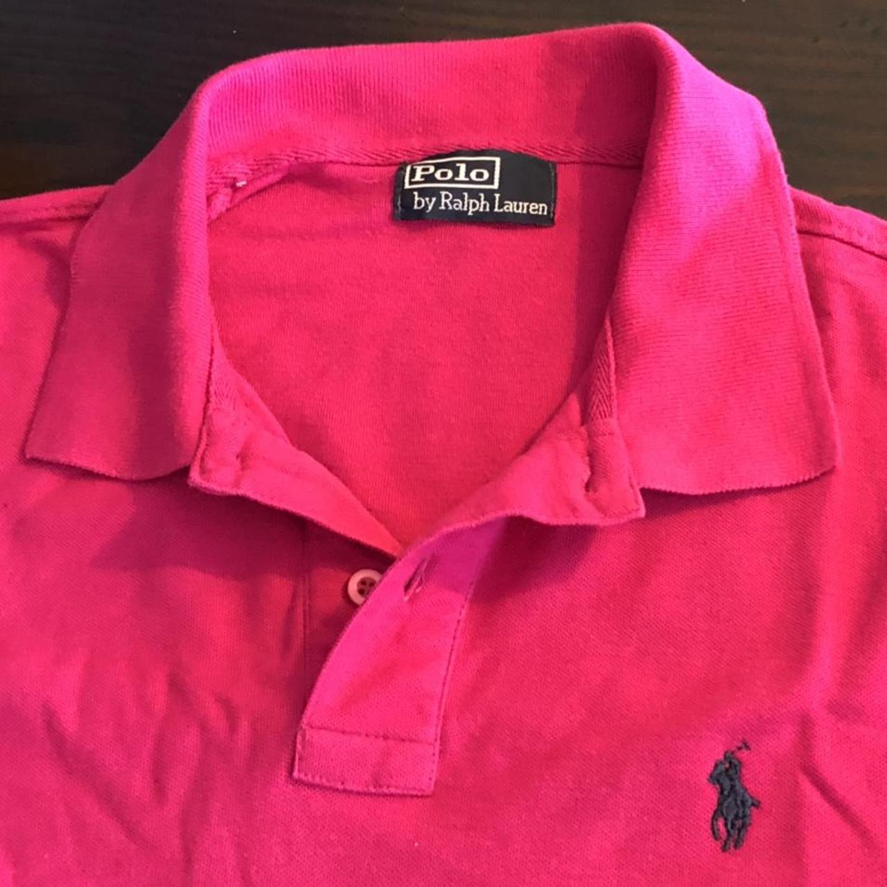 Ralph Lauren Women's Pink T-shirt | Depop