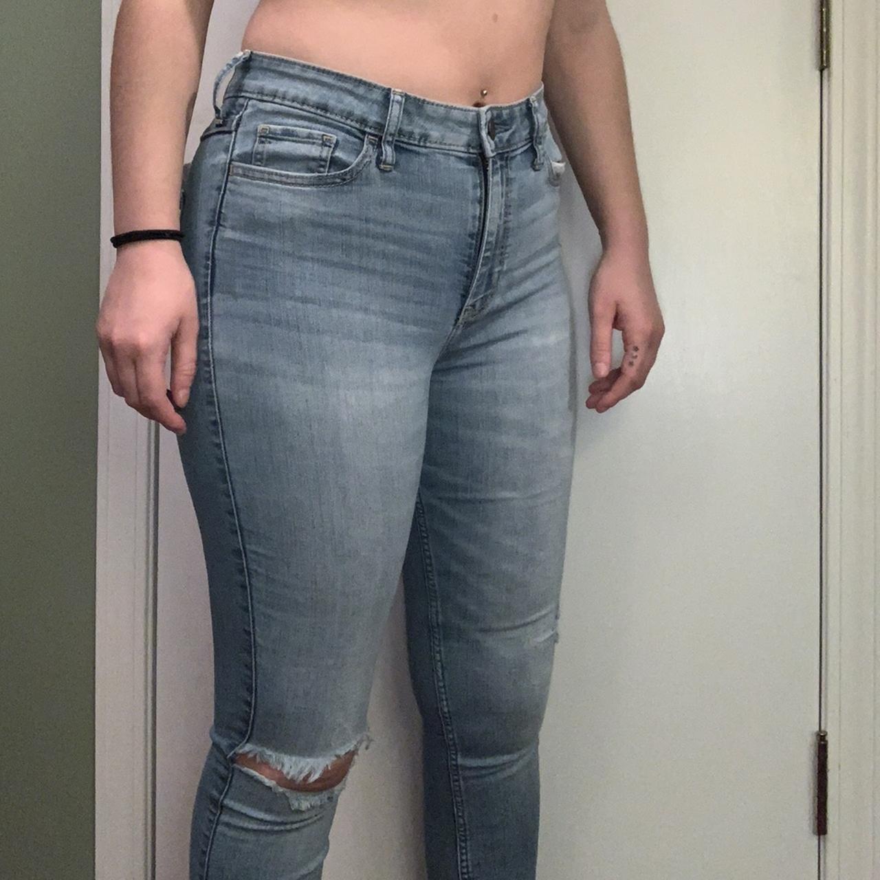 Super Skinny High Rise Jeans From Hollister! 28W,... - Depop