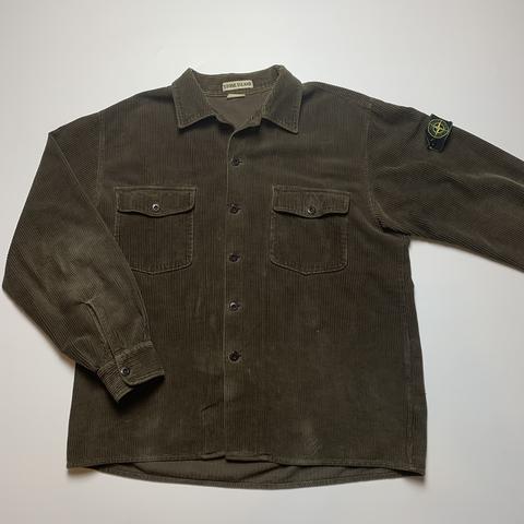 XL95aw STONE ISLAND Jumbo Cord Zip Shirt | www.ibnuumar.sch.id