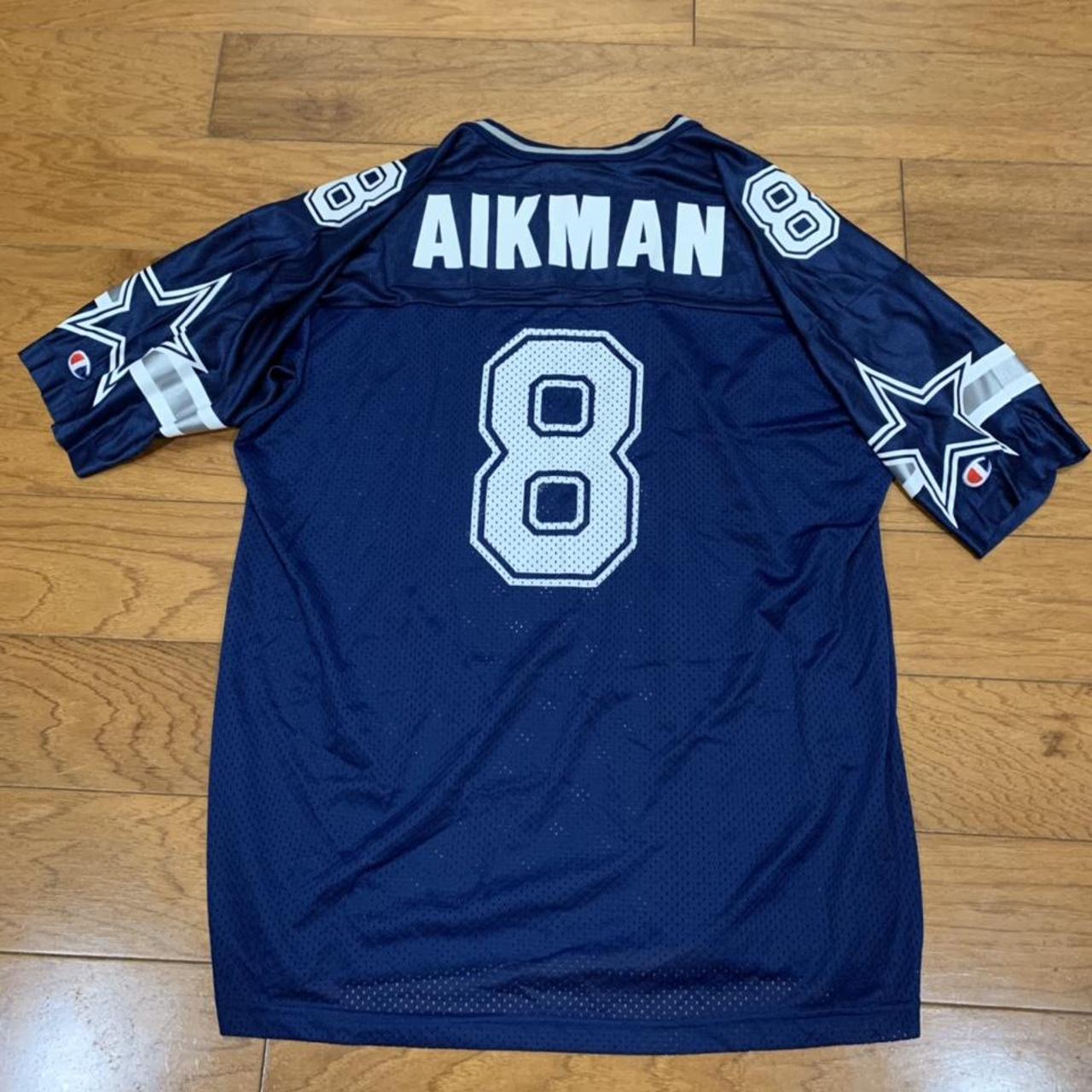 Vintage 90s Troy Aikman jersey No flaws SIZE: - Depop