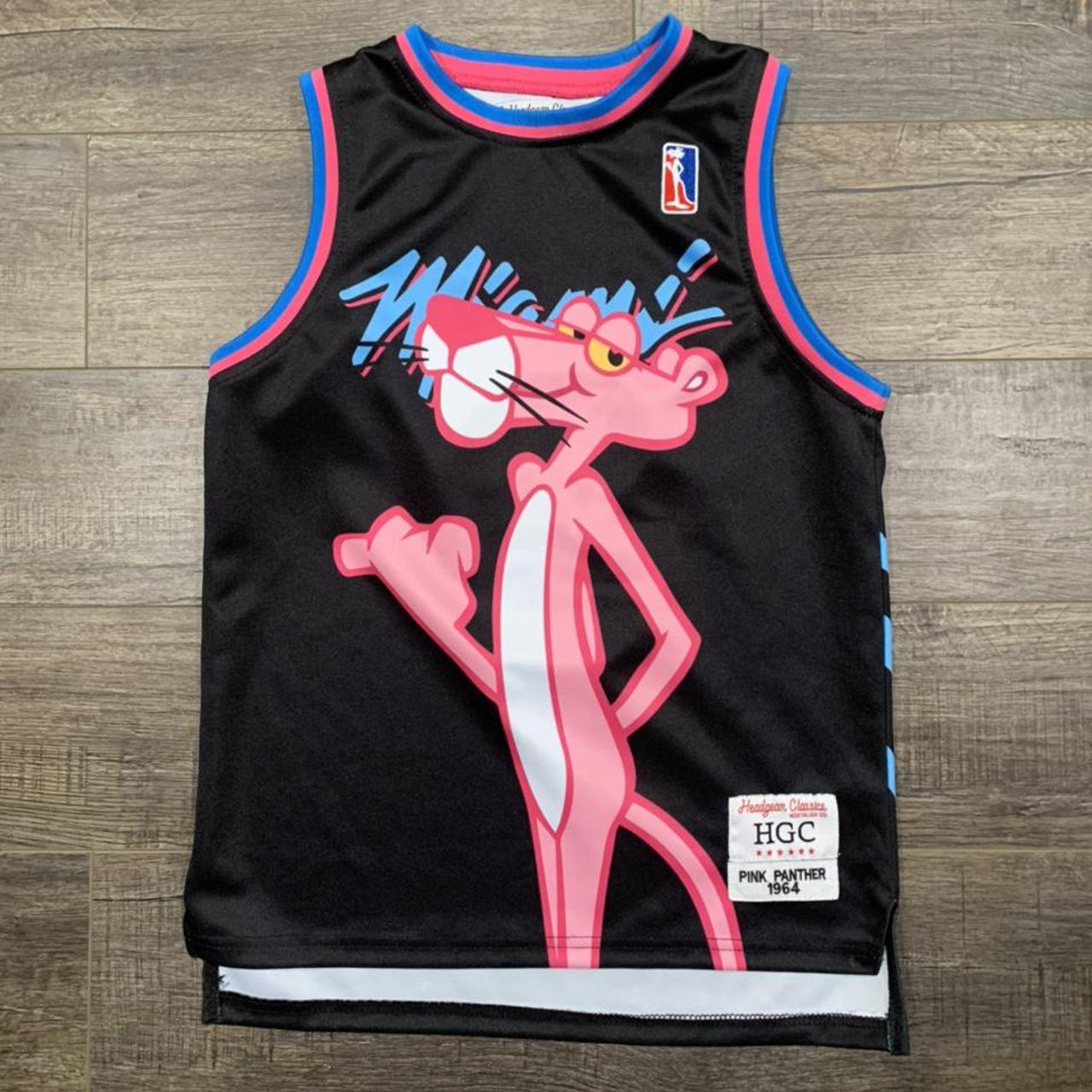 Headgear Classics Pink Panther Basketball Jersey... - Depop