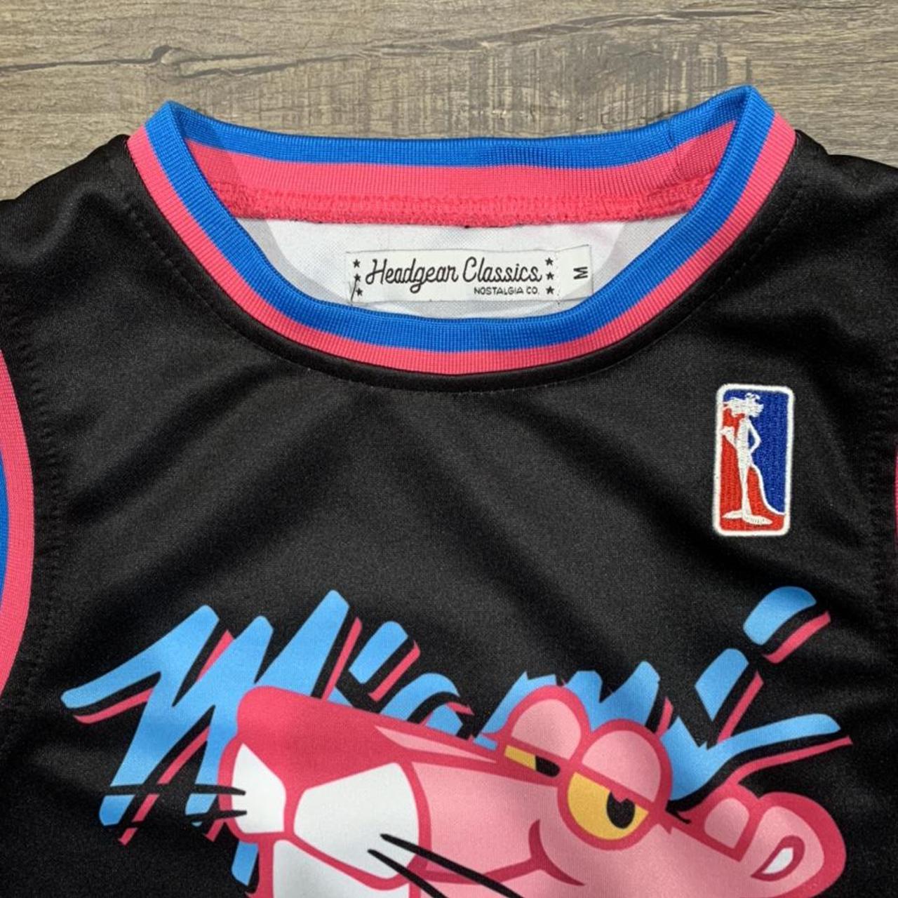 Headgear Classics Pink Panther Basketball Jersey... - Depop