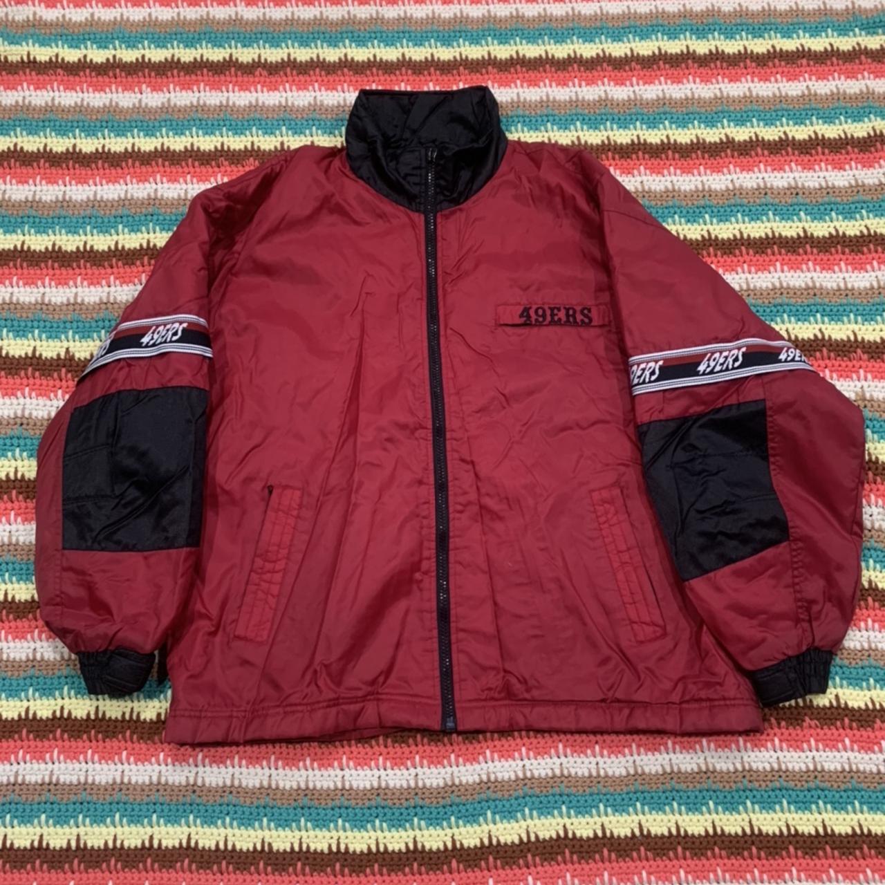 Vintage San Fransisco 49ers starter jacket Zipper is - Depop