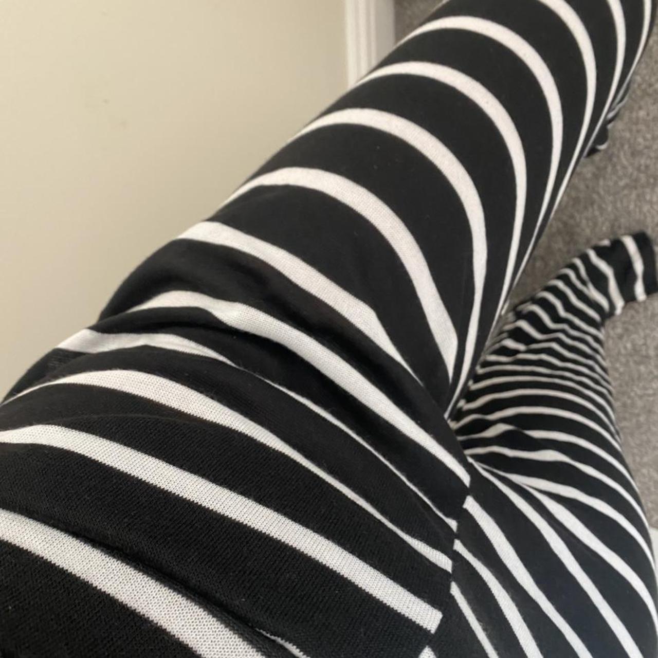 PrettyLittleThing Women #39 s Black and White Trousers Depop