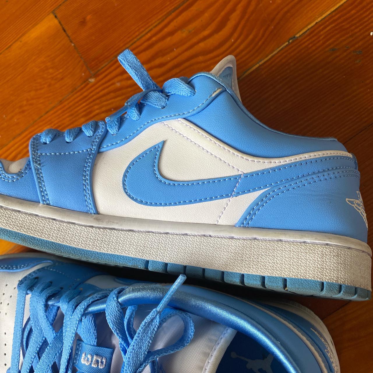 Nike Air Jordan 1 UNC low 8.5 women’s and 7 men’s - Depop