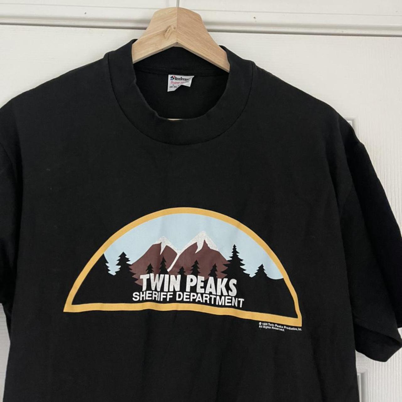 rare vintage 1990 Twin Peaks Sheriffs Department... - Depop
