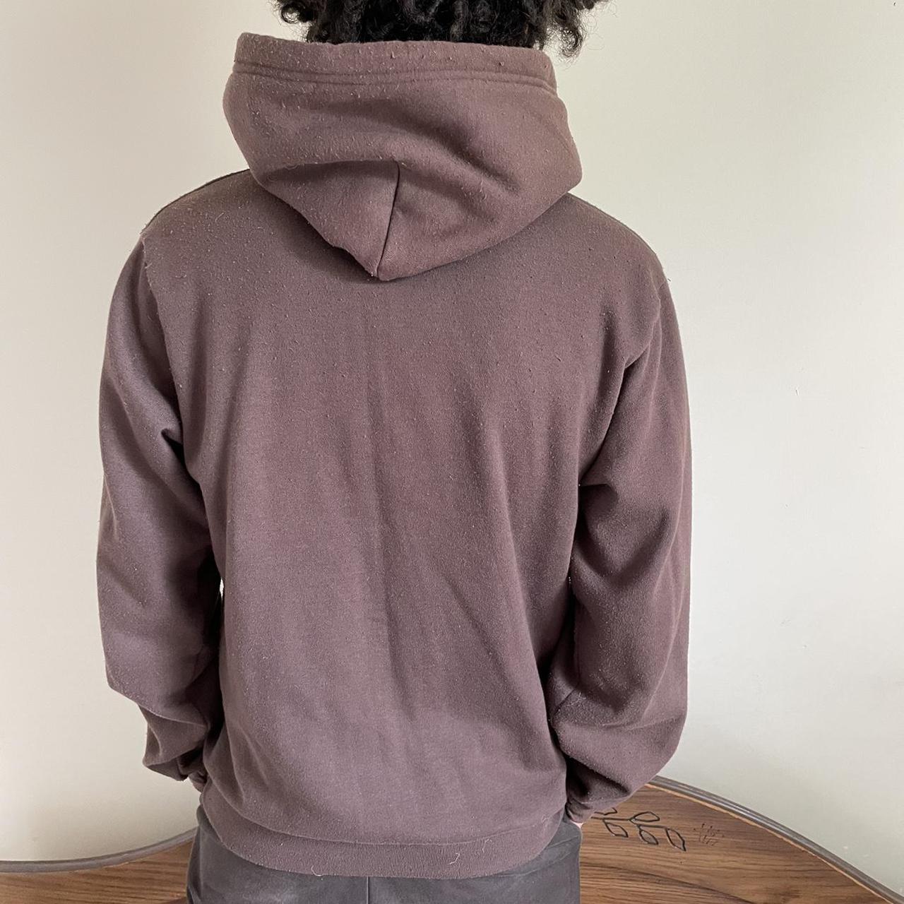 American Apparel Men's Brown Hoodie Depop