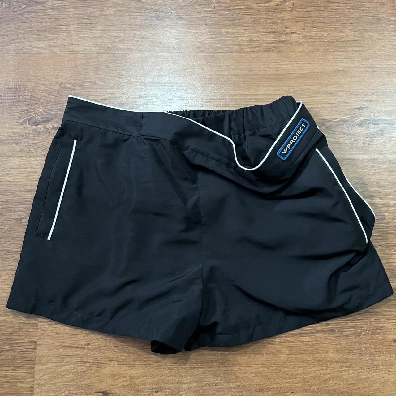 Y / project 5 pocket lazy shorts + zipper Sz Large... - Depop