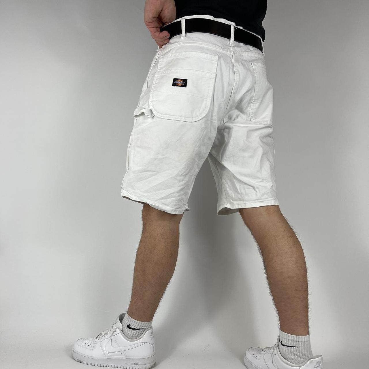 Dickies Mens White Shorts Depop 