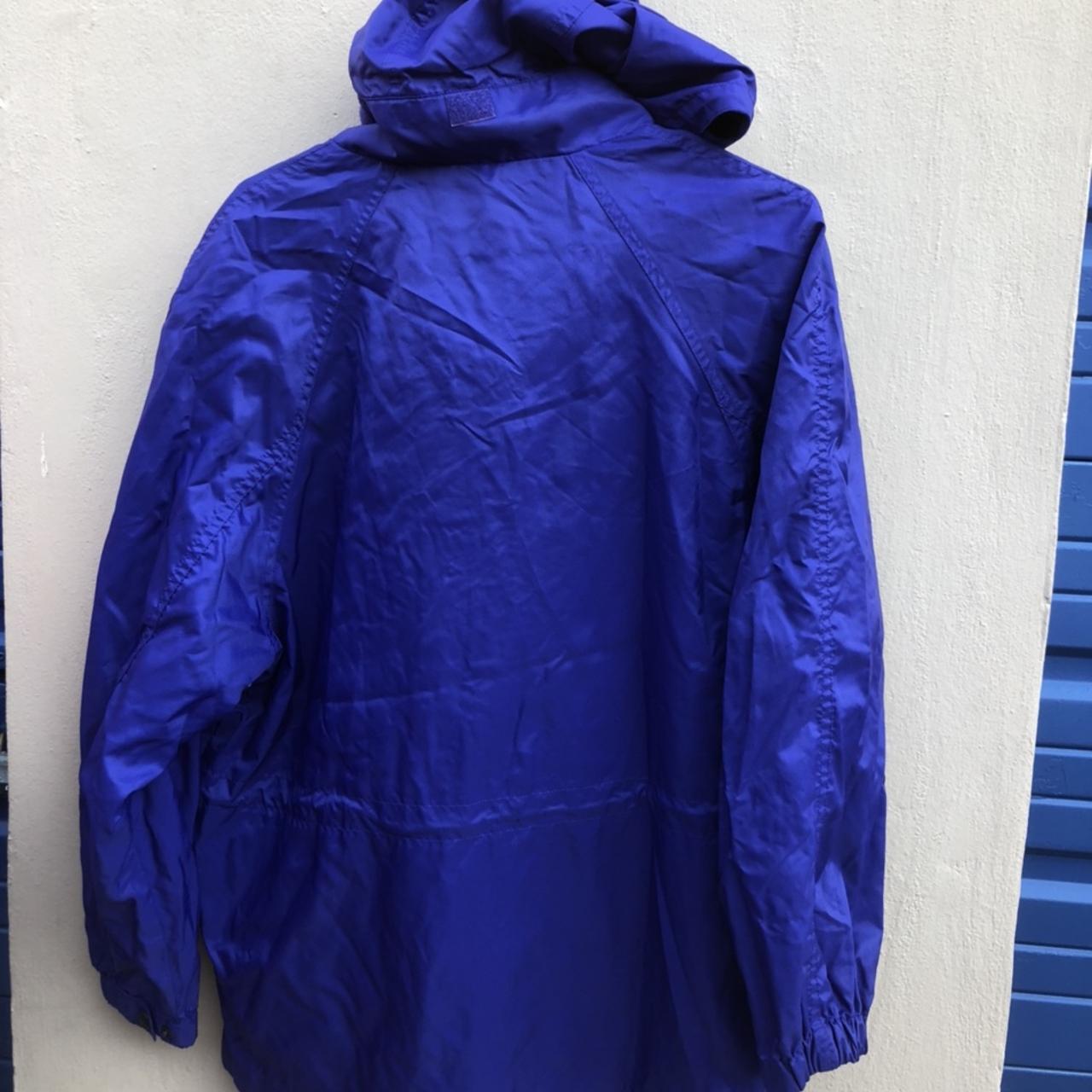 Vintage Eddie Bauer Full Zip Purple Anorak Jacket... - Depop