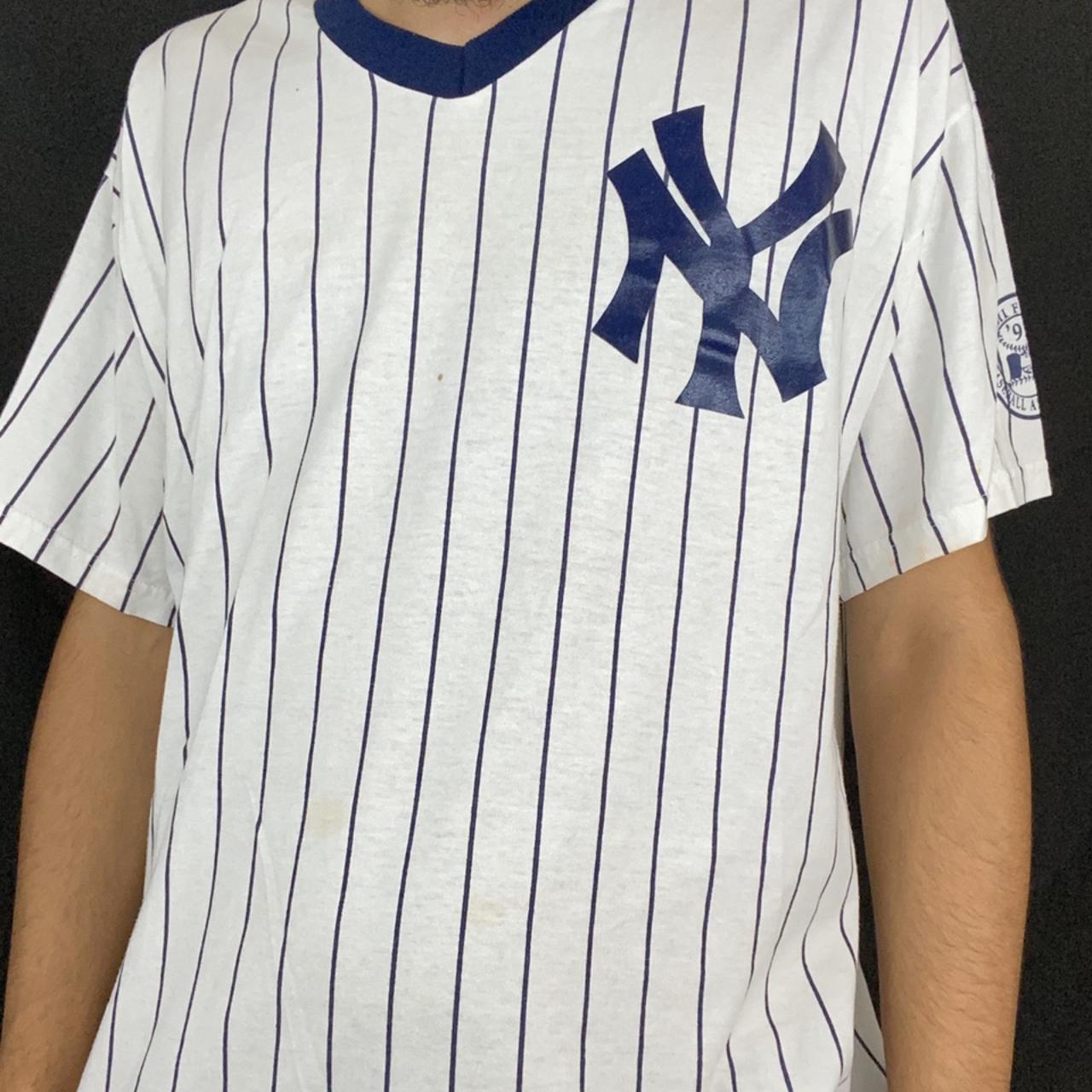Vintage 90’s New York Yankees Pinstripe T Shirt