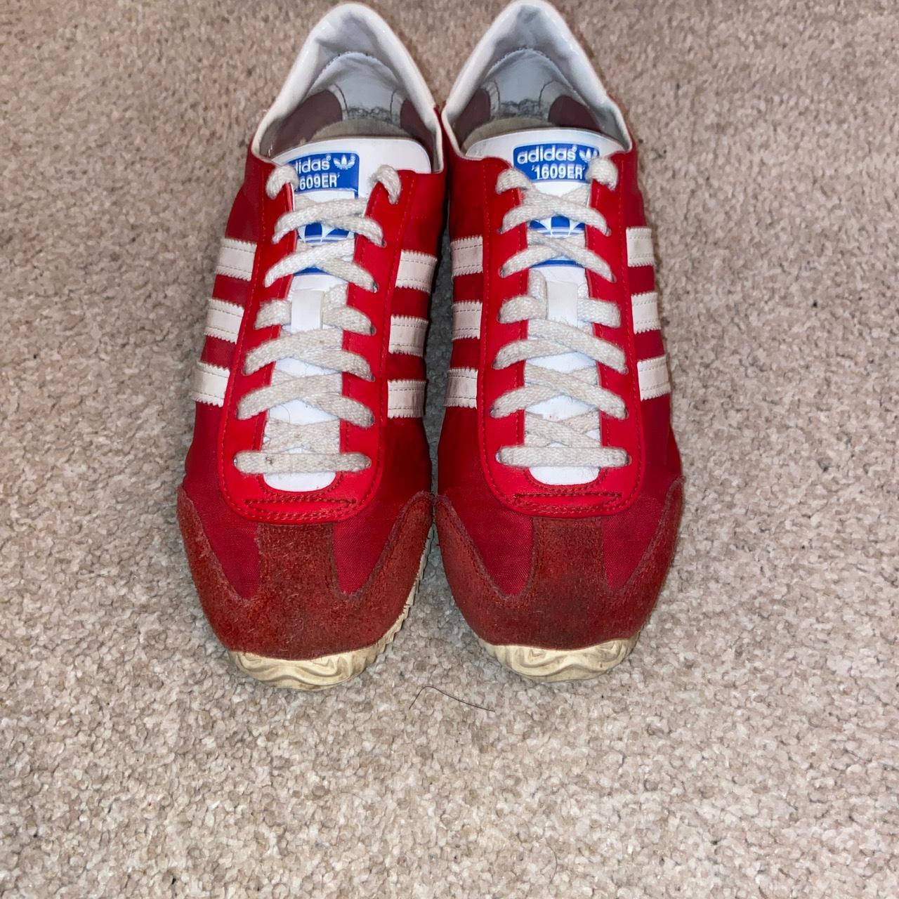 Adidas Original Red 1609er size UK 7 condition