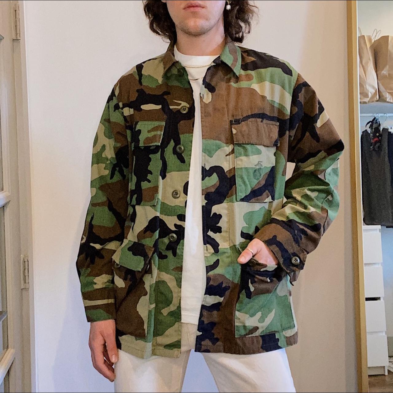 FREE SHIPPING • Vintage Army Jacket • Classic camo... - Depop