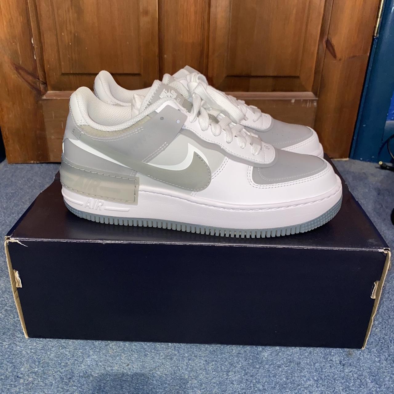 womens air force 1 shadow se particle grey