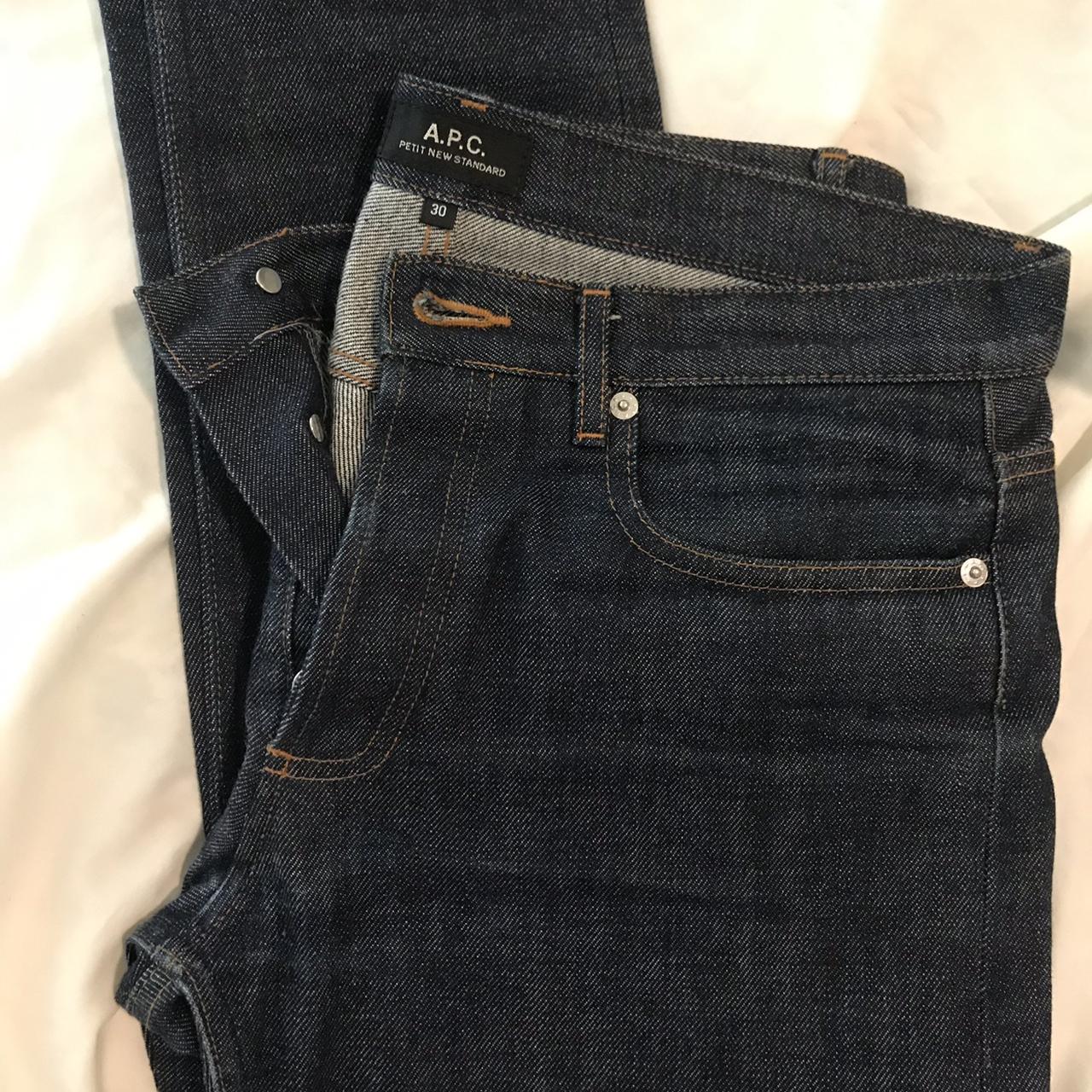 APC petit new standard. men's size 30. worn handful... - Depop