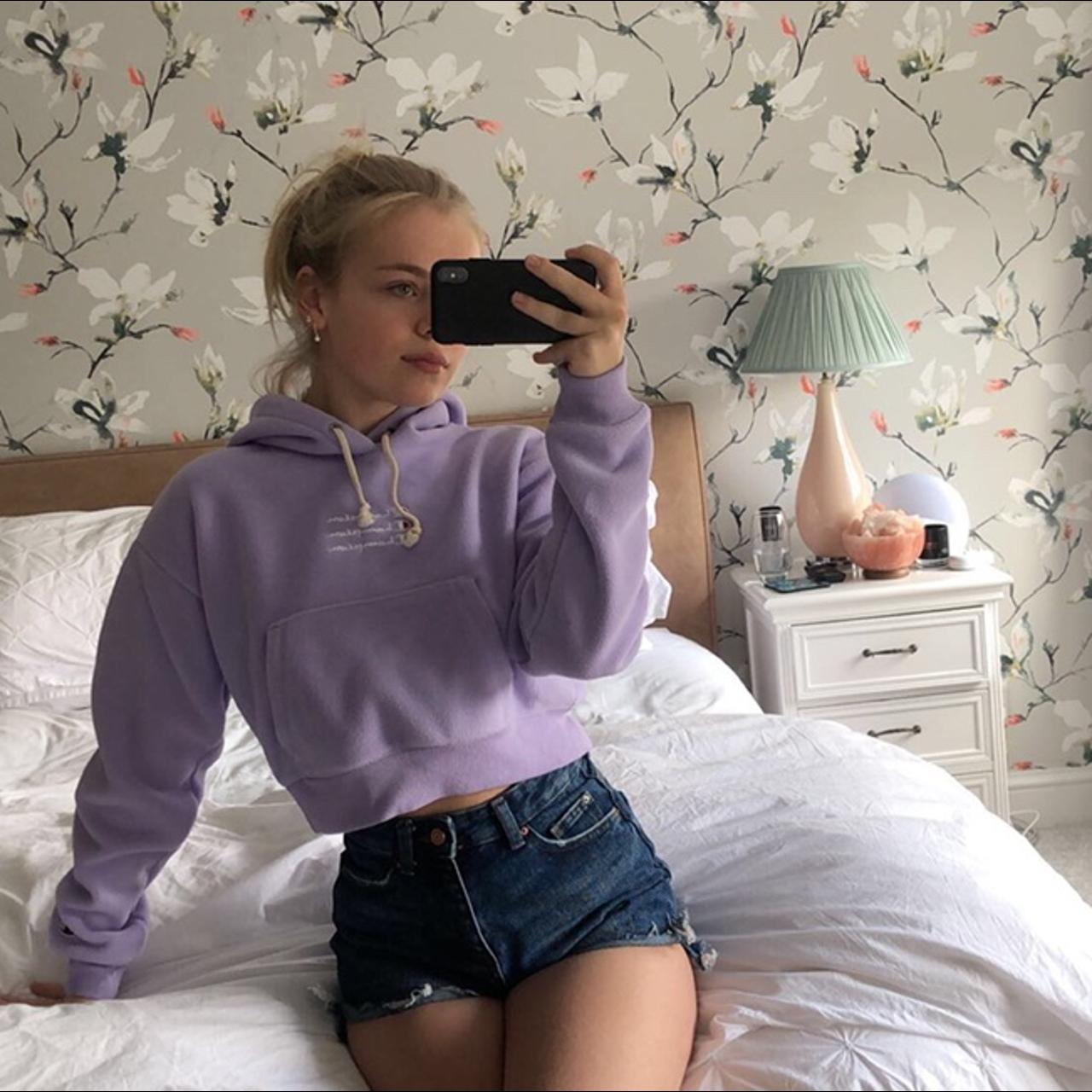 Champion purple outlet jumper