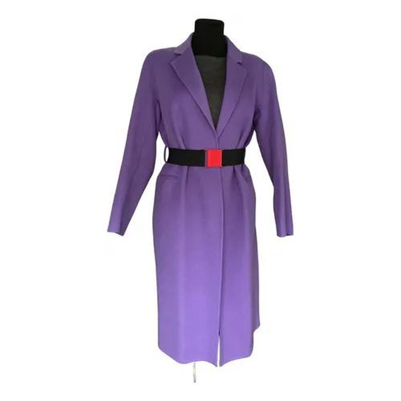 sandro purple coat