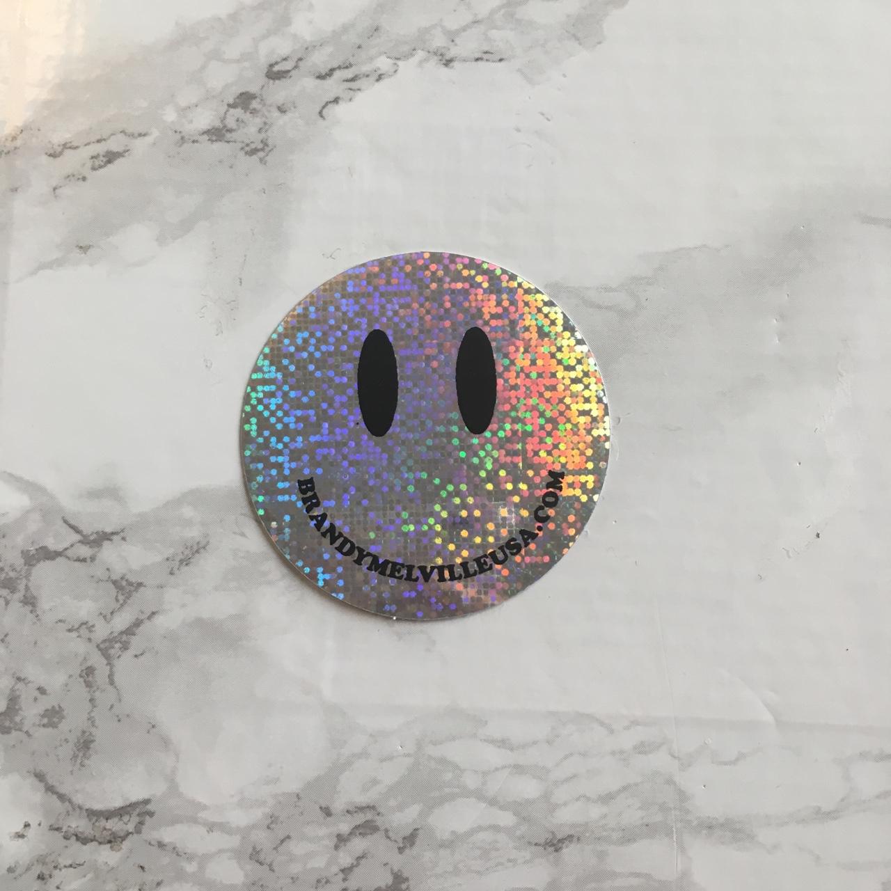 BRANDY MELVILLE STICKERS X 10 Including Most Wanted Hologram Smiley 