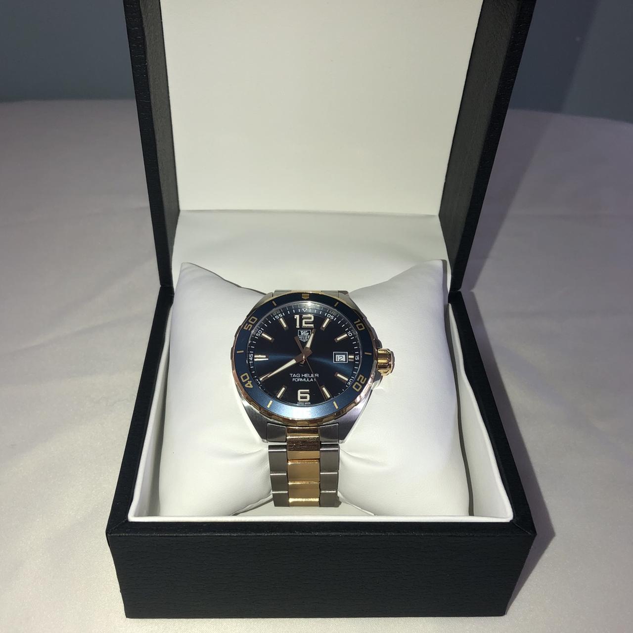 Tag heuer formula discount 1 gold blue