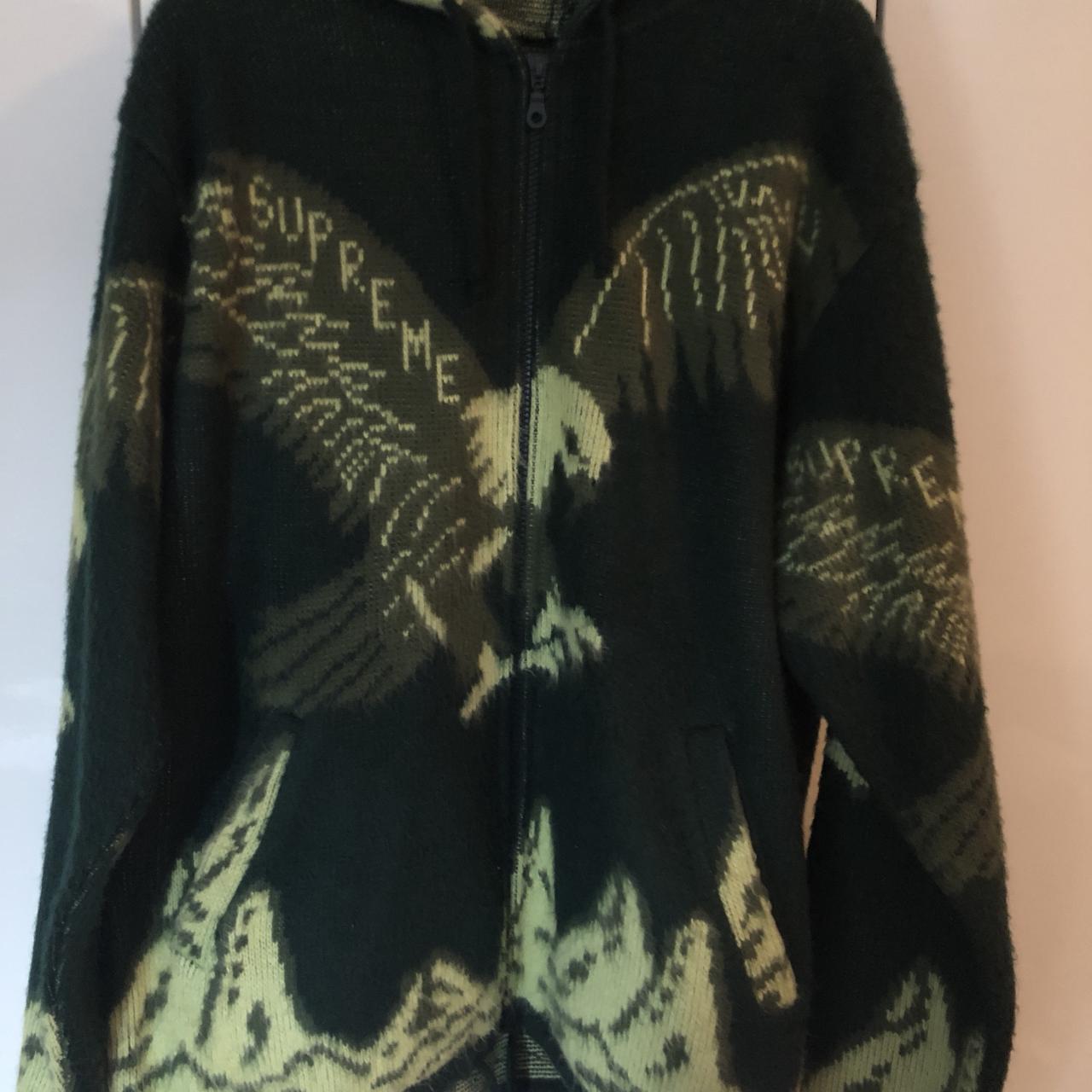 For Sale, Supreme Eagle Hooded Zip Up Sweater, Size...