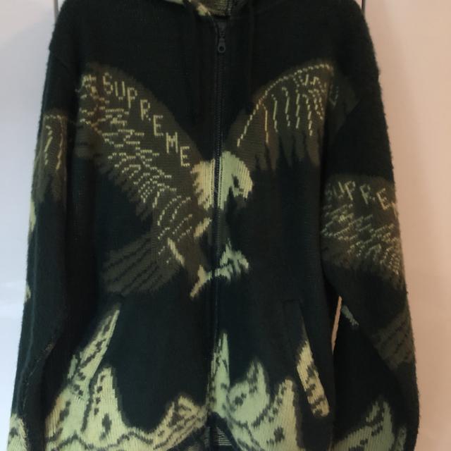 For Sale Supreme Eagle Hooded Zip Up Sweater Size... - Depop